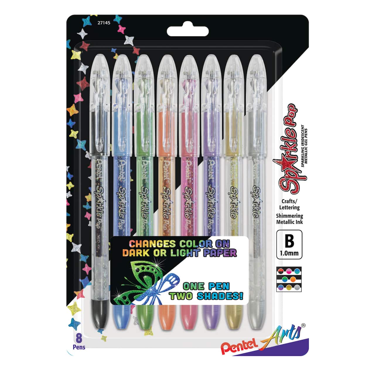 Sparkle Pop Metallic Gel Pen Assortment Display 84 Pens